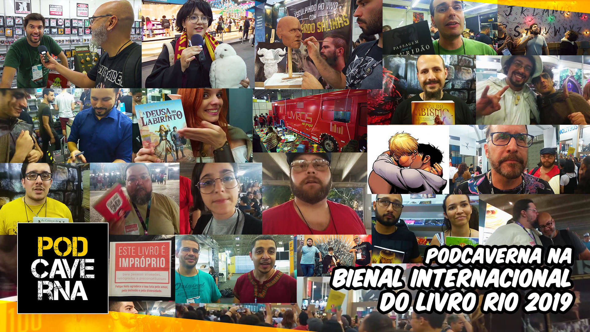 PodCaverna na Bienal Internacional do Livro Rio 2019