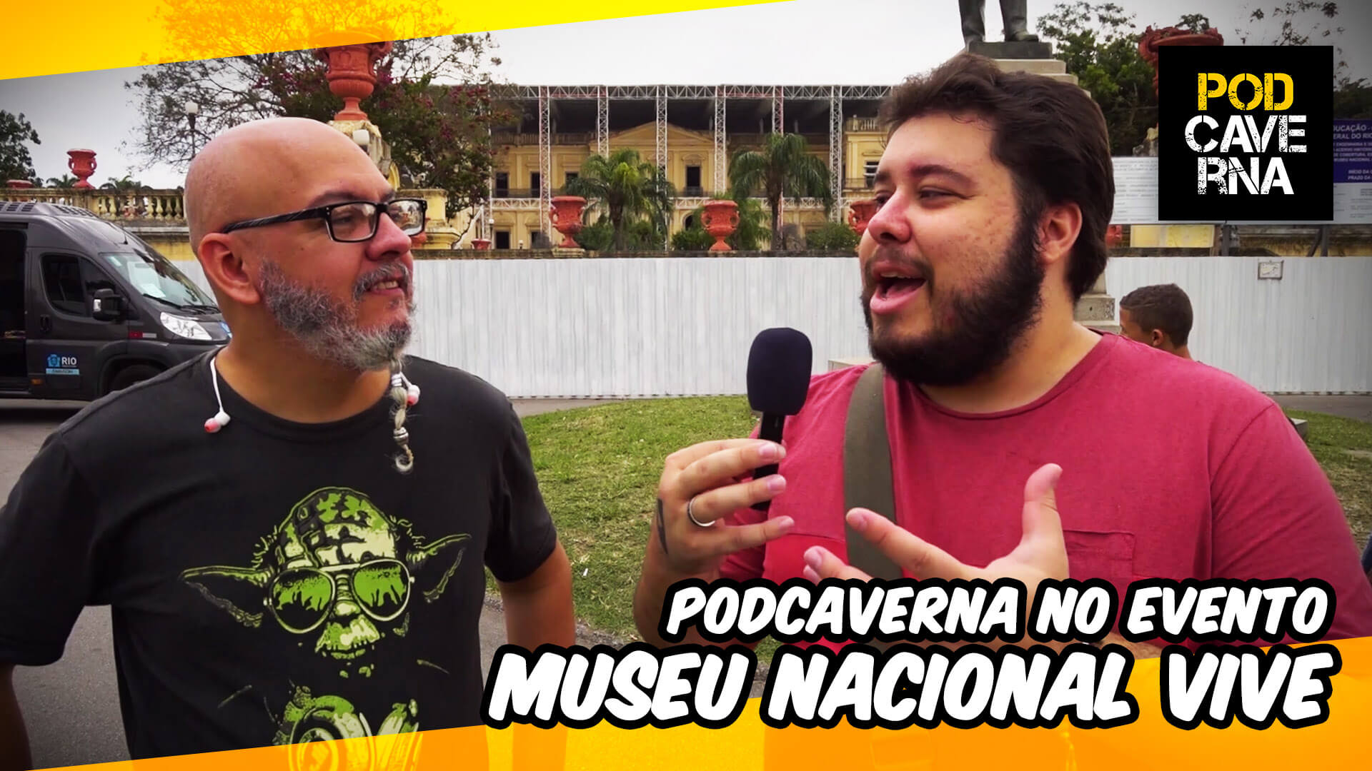 PodCaverna no evento Museu Nacional Vive