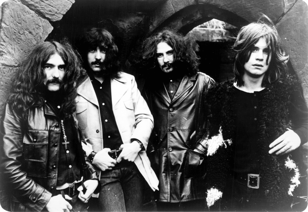 Black Sabbath em 1970. Da esquerda para a direita: Geezer Butler, Tony Iommi, Bill Ward e Ozzy Osbourne