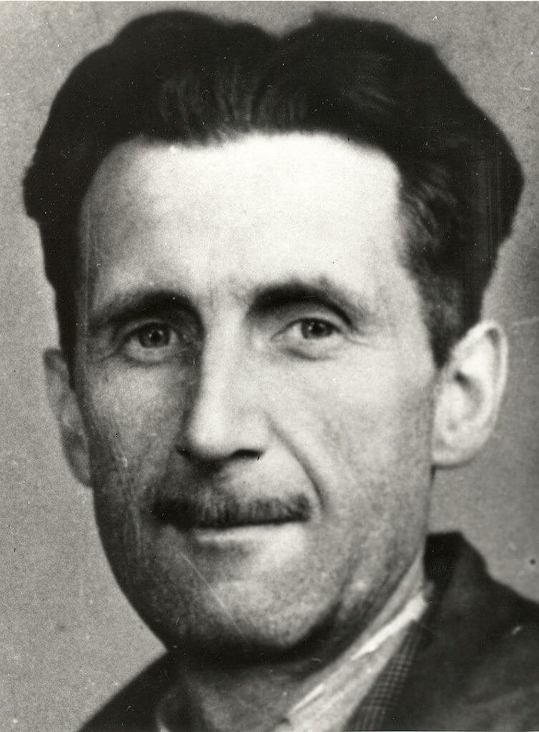 George Orwell - Foto clássica do autor.