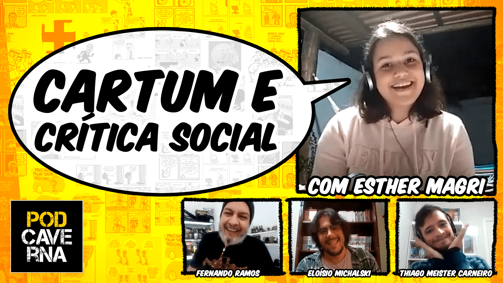 Cartum e crítica social com Esther Magri