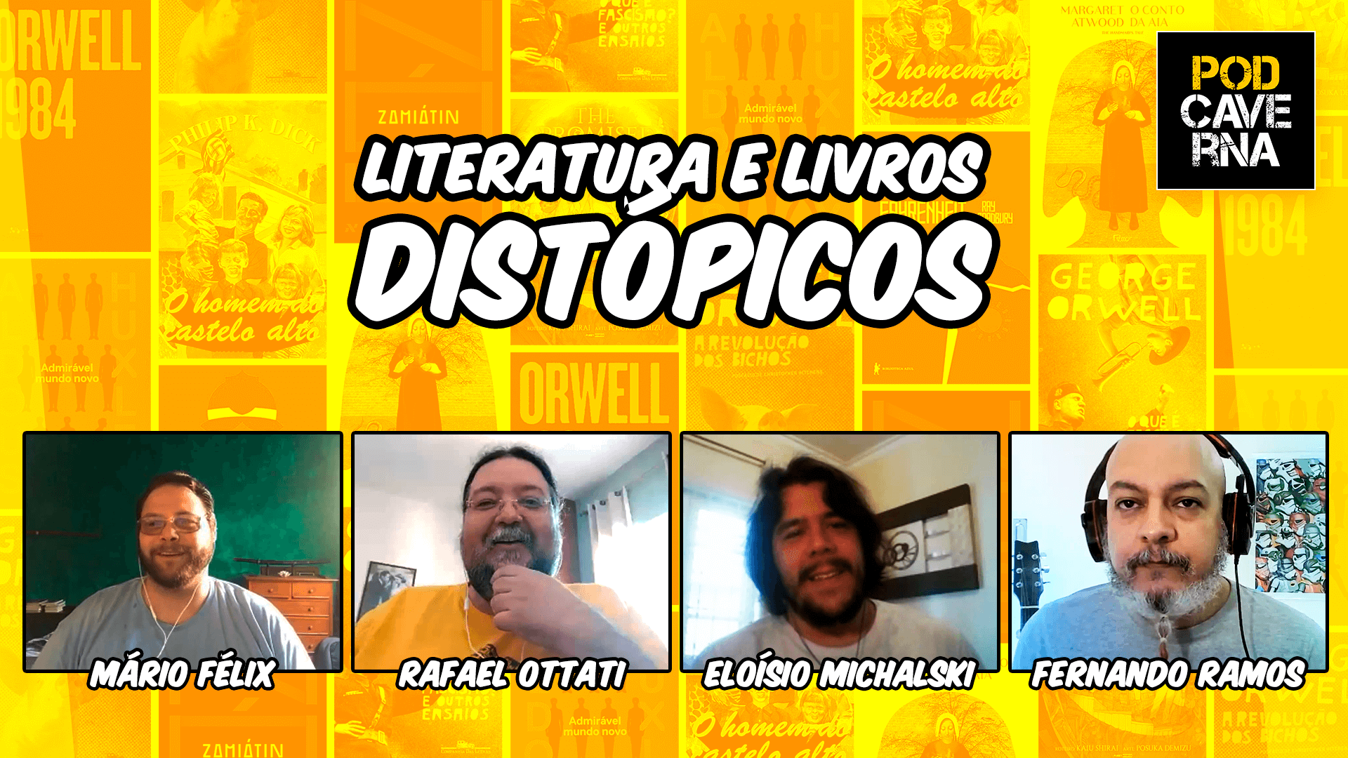 Literatura e livros distópicos com Mário Félix e Rafael Ottati