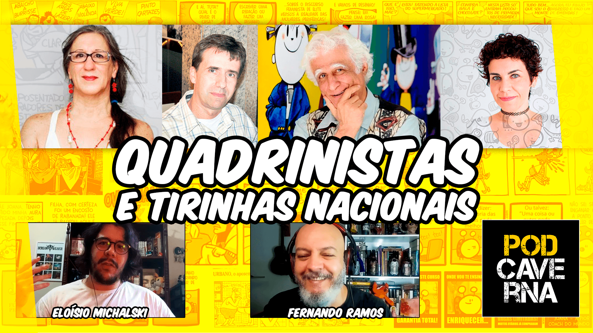 Quadrinistas e tirinhas de jornal nacionais