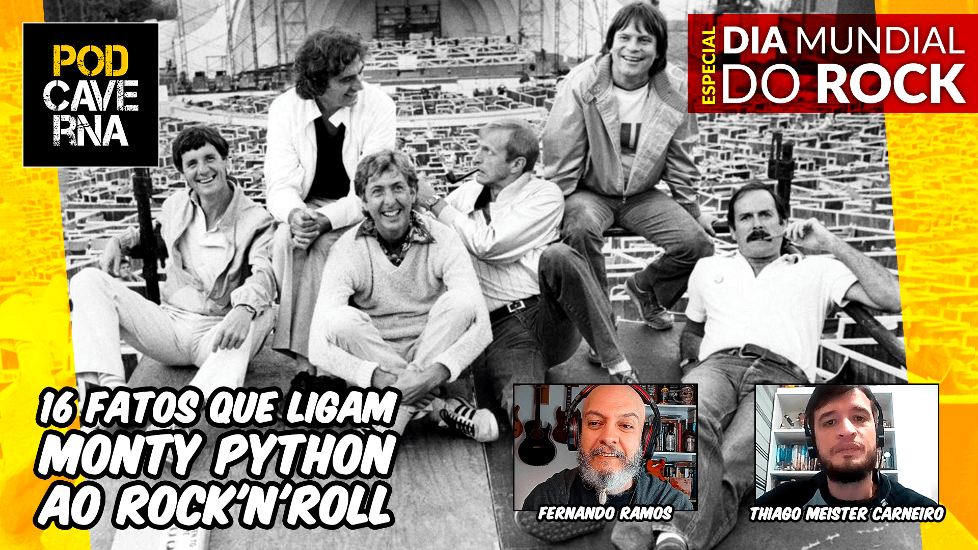 16 fatos que ligam Monty Python ao Rock’n’Roll