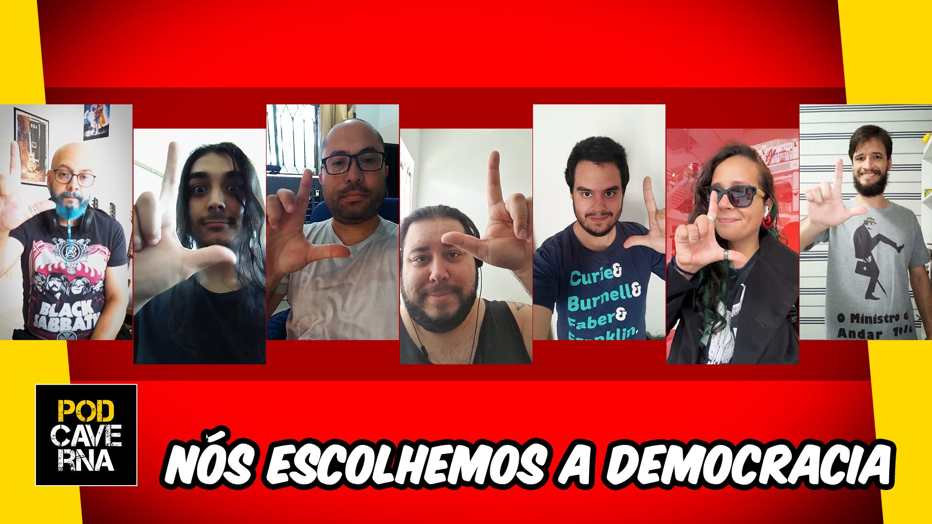 Nós escolhemos a democracia, por isso vamos votar 13 no dia 30