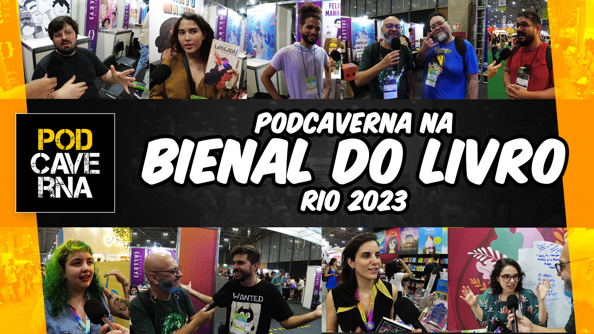 PodCaverna na Bienal do Livro Rio 2023